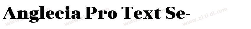 Anglecia Pro Text Se字体转换